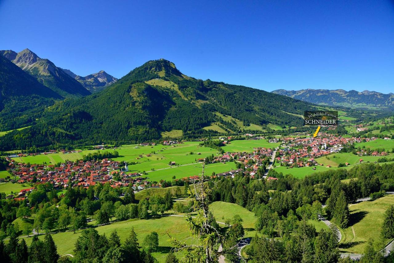 Wohlfuehl-Ferienwohnungen Schneider Bad Hindelang Exterior foto